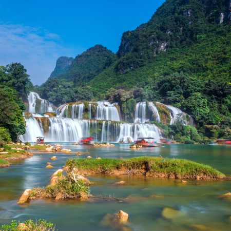 Bangioc Waterfall In Caobang, Vietnam