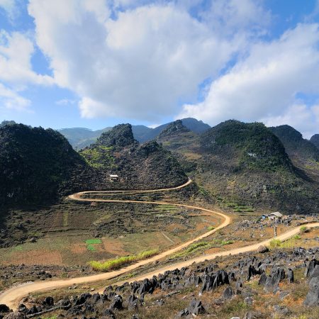 Amazing Mountain Landscape In Dong Van Karst Plateau Global Geological Park, Hagiang, Vietnam